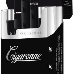 Cigaronne Кing Size Black 84mm